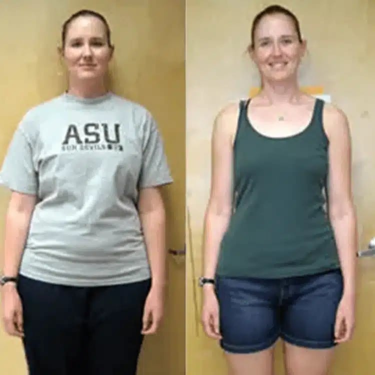 heather weight loss before and after scottsdale weight loss center