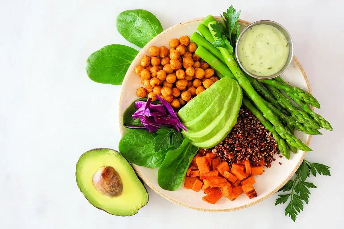 Healthy food bowl.