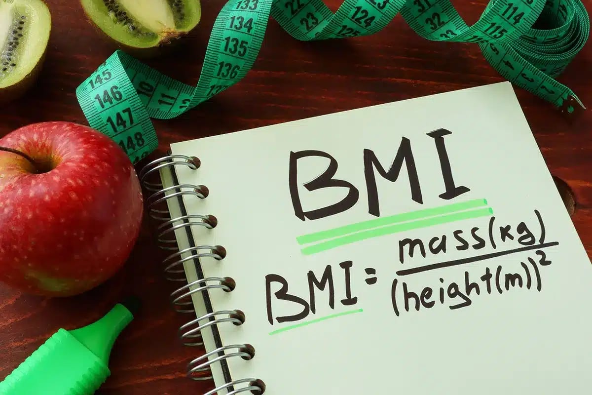BMI calculation guide.